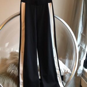 Black high waist palazzo pants